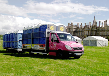 enviroloo portable loo hire van