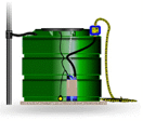 rainwater harvester above ground