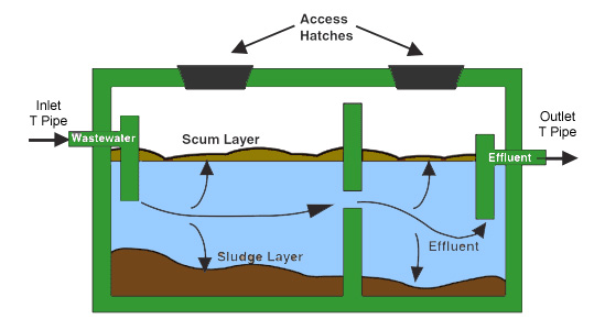 septic tank diagram